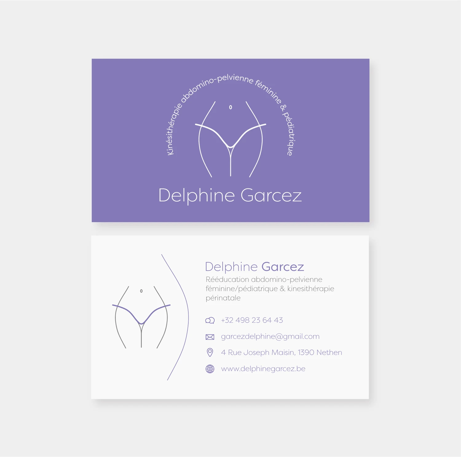 Cartes de visite Delphine Garcez