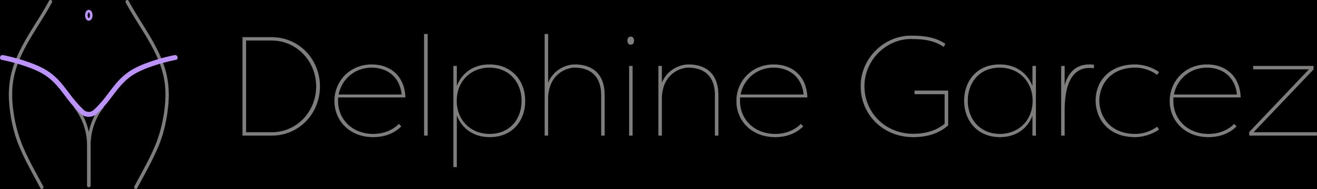 Logo horizontal Delphine Garcez, kinésithérapeute